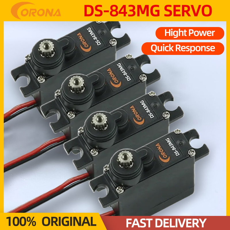 Brushless Motor Thrust Test Stand - 4 sztuk Corona DS843MG serwo cyfrowe
