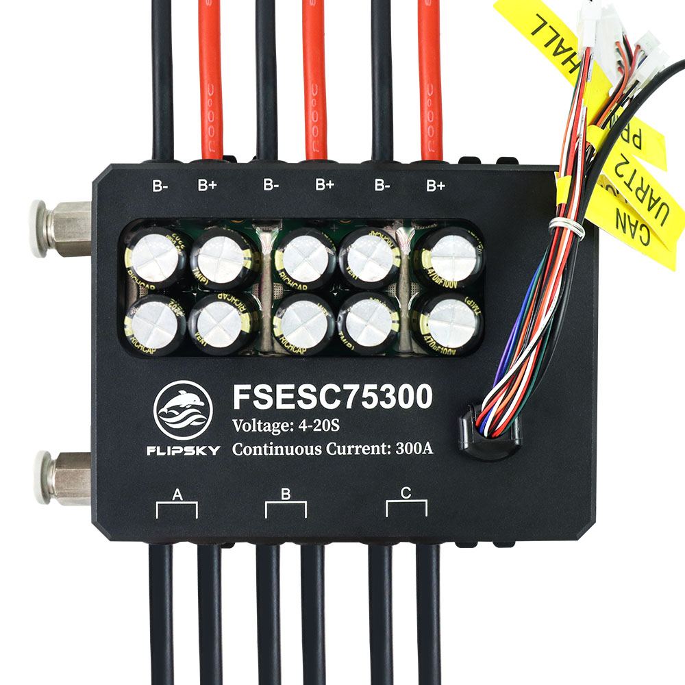 Vesc 75300 High Current Esc - Flipsky FSESC 75300 84 V wysoki