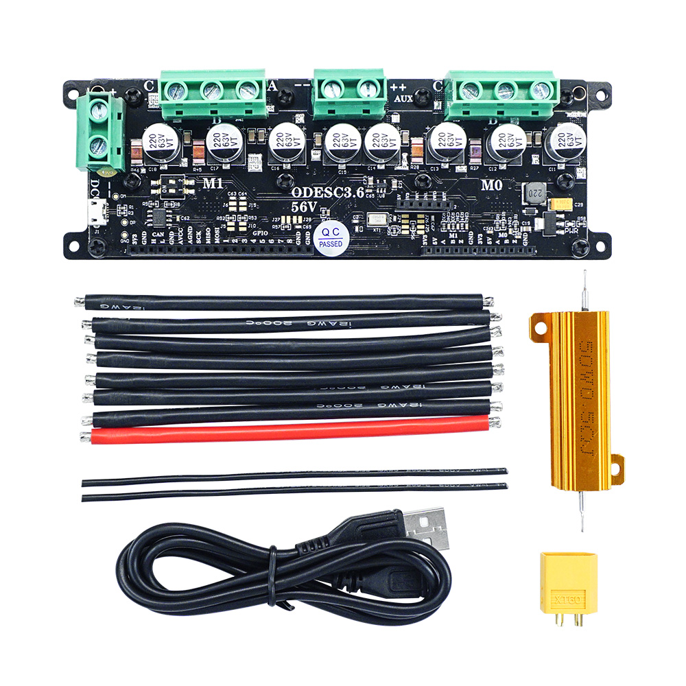 Odrive Dual Brushless Motor Controller - ODESC3.6 Optymalizuje wysokowydajny silnik bezszczotkowy Kontroler